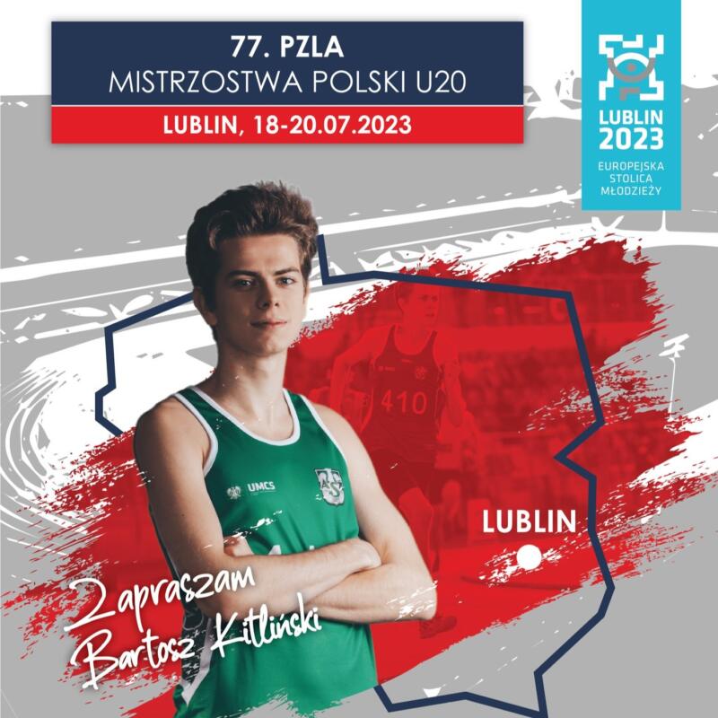 Plakat 77. PZLA Mistrzostw Polski Juniorów w Lekkoatletyce